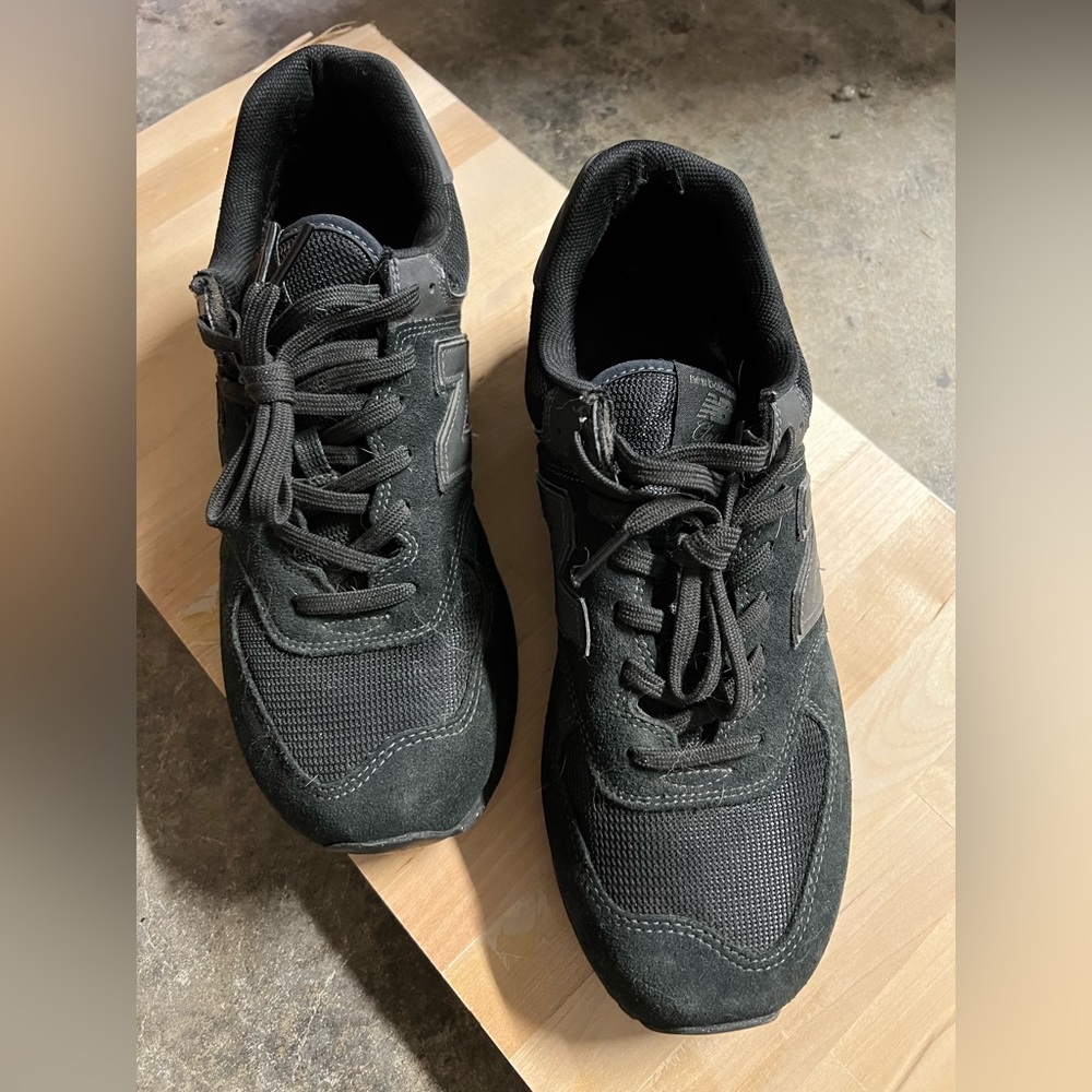 New Balance 574 black size 12 men’s running shoes